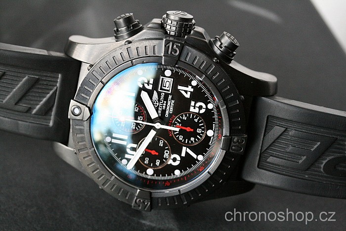 Breitling Super Avenger Black Steel BAZAR 420150019