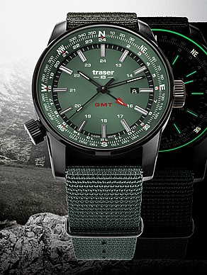 Traser P68 Pathfinder GMT Green OUTLET - outlet -25%