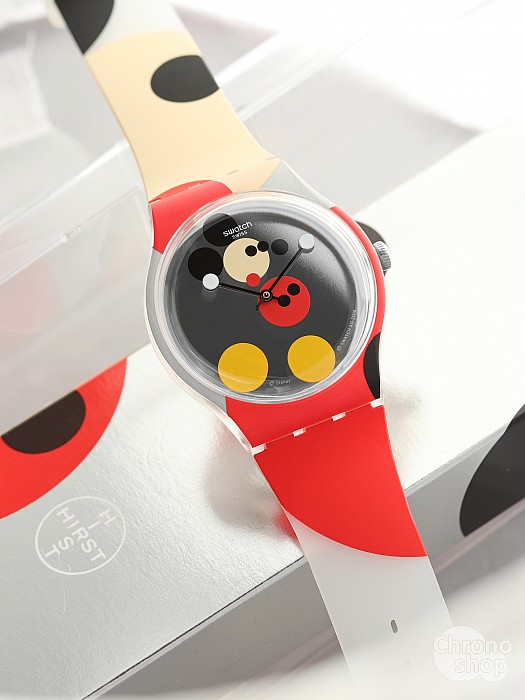 Swatch Mirror Spot Mickey KOMISE 420210009 - komisní prodej