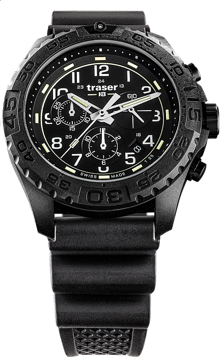 Traser P96 Outdoor Pioneer Evolution Chrono Black OUTLET - vystavené zboží 25% sleva