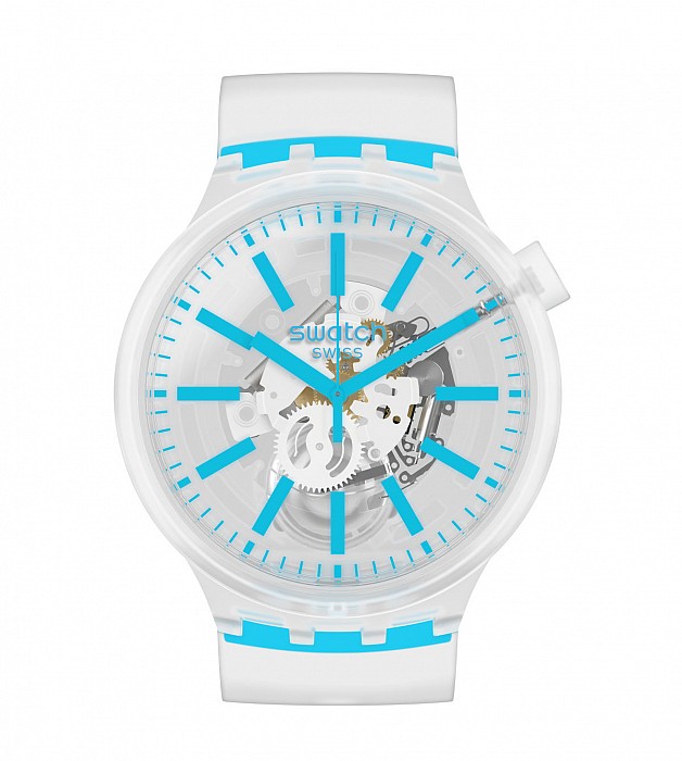 Swatch BIG BOLD BLUEINJELLY SO27E105