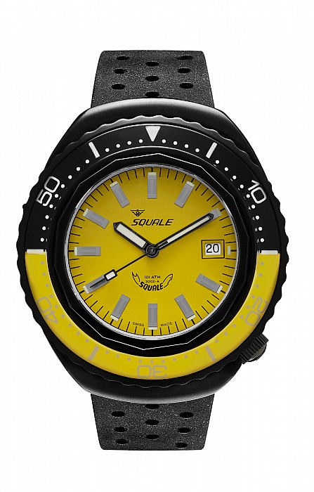 Squale 2002 101 Atmos PVD Black Yellow