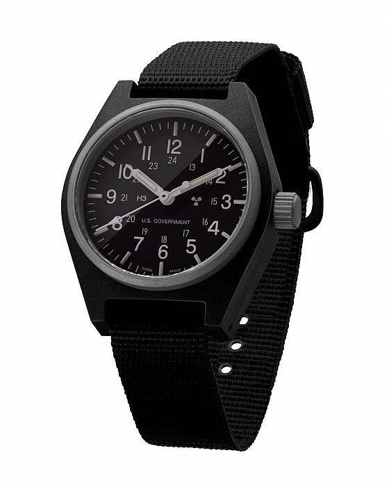 Marathon GPQ Black USGM - General Purpose Quartz US Government Markings