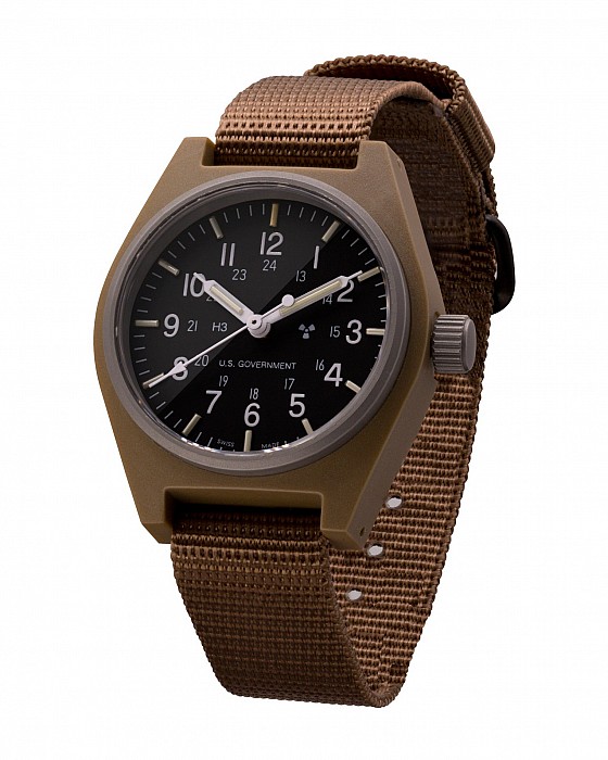 Marathon GPQ Tan USGM - General Purpose Quartz US Government Markings