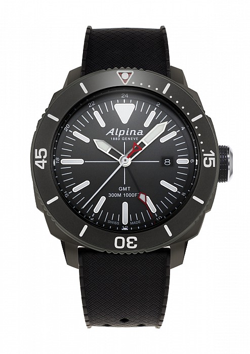 Alpina Seastrong Diver GMT Grey AL-247LGG4TV6