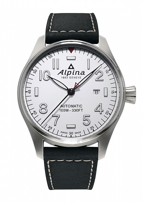 Alpina Startimer Pilot Automatic 44 mm AL-525S4S6 - White