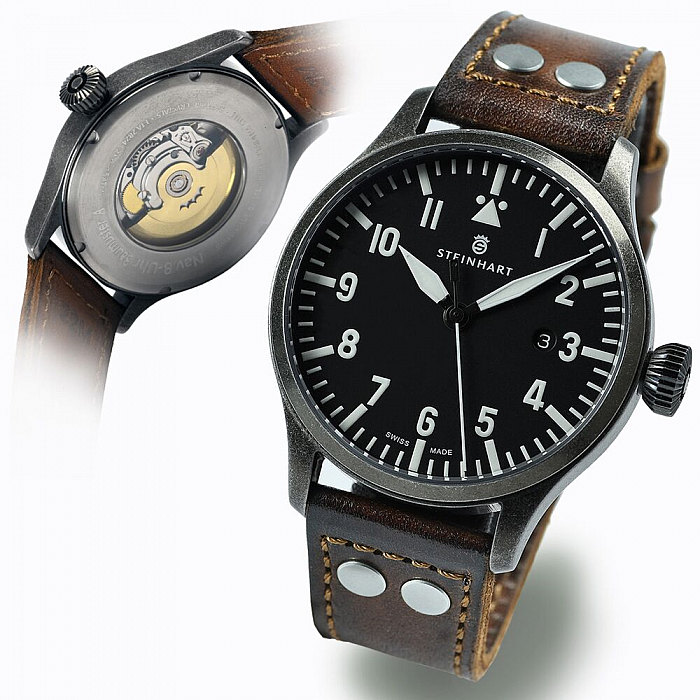 Steinhart Nav B-Uhr 44 Gun Metal A-Muster