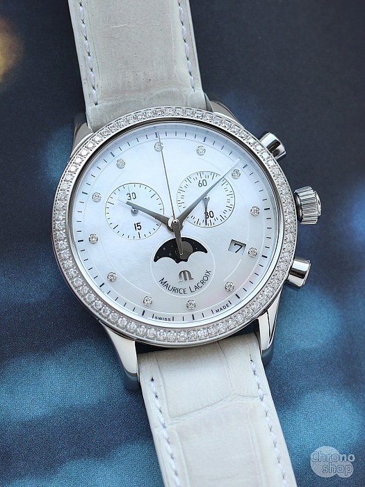 Maurice Lacroix Les Classiques Chronograph Moonphase KOMISE 420230034 - komisní prodej