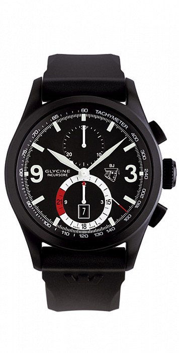 Glycine Incursore Black Jack Automatic Chronograph