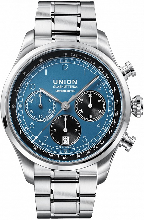 Union Glashütte Belisar Chronograph Speedster Limited Edition D009.427.11.052.09 - limitovaná edice 388 kusů