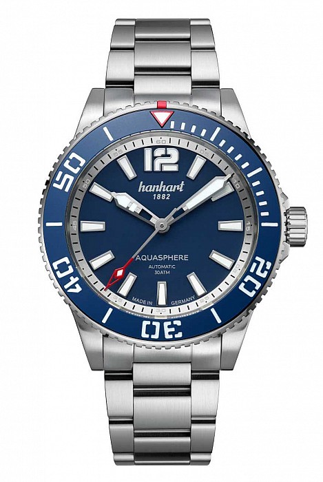 Hanhart AQUASPHERE FreeFall Blue 42 Steel