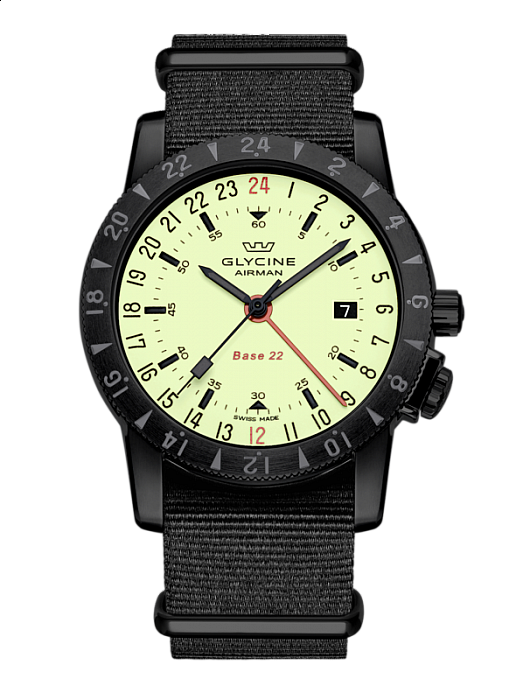 Glycine Airman Base 22 Luminous