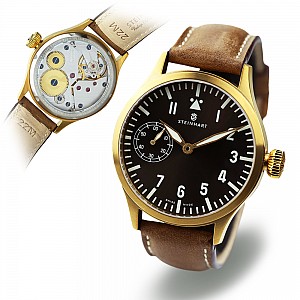 Steinhart Nav B-Uhr 44 Handaufzug Bronze