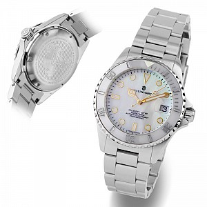 Steinhart OCEAN 39 white Ceramic BAZAR - vrácené zboží -12%