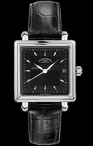 Mühle-Glashütte Teutonia II Quadrant Medium Schwarz