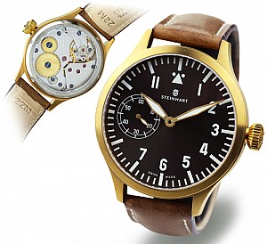 Steinhart Nav B-Uhr 47 Handaufzug Bronze