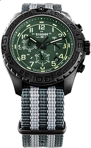 Traser P96 Outdoor Pioneer Evolution Chrono Green OUTLET - sleva 30%