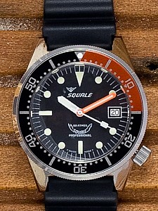 Squale 50 Atmos black Domed