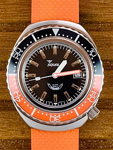 Squale 2002 101 Atmos black orange