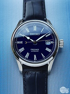 Seiko SPB069J1 Presage Blue Enamel Limited Edition KOMISE 420210035 - komisní prodej