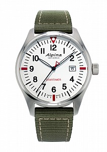 Alpina Startimer Pilot Quartz White AL-240S4S6