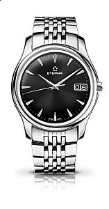 Eterna Vaughan Big Date anthracite steel