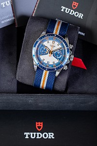 Tudor Heritage Chrono Blue 70330B KOMISE 420240069 - komisní prodej