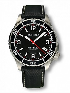 Archimede SportTaucher steel/black