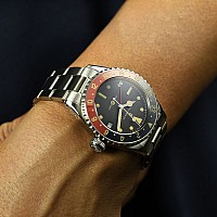 Steinhart Ocean 39 vintage GMT Premium blue/red Keramik BAZAR