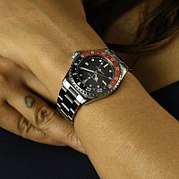 Steinhart Ocean 39 vintage GMT Premium blue/red Keramik BAZAR