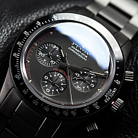 Steinhart Ocean One Vintage Chronograph black matt DLC grey