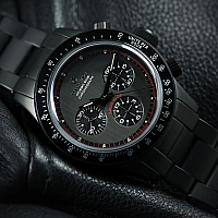 Steinhart Ocean One Vintage Chronograph black matt DLC grey