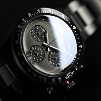 Steinhart Ocean One Vintage Chronograph black matt DLC grey