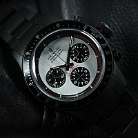 Steinhart Ocean One Vintage Chronograph black matt DLC silver