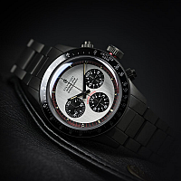 Steinhart Ocean One Vintage Chronograph black matt DLC silver