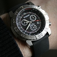 Traser Super Sport Chrono Black Silicone