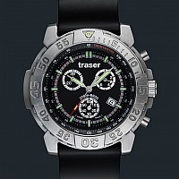 Traser Super Sport Chrono Black Silicone