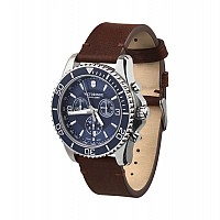 Victorinox Maverick Chronograph blue leather