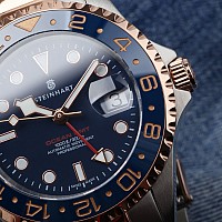 Steinhart Ocean One GMT two-tone Blue