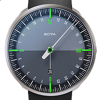 Botta-Design UNO 24+ Black/Green Titanium Quartz