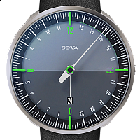 Botta-Design UNO 24+ Black/Green Titanium Quartz