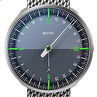 Botta-Design UNO 24+ Black/Green Titanium Quartz