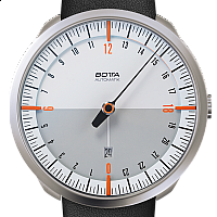 Botta-Design UNO 24 Automatic 45 mm White/Orange