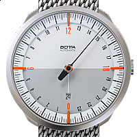 Botta-Design UNO 24 Automatic 45 mm White/Orange