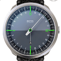 Botta-Design UNO 24 Automatic 45 mm Black/Green