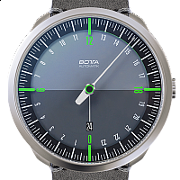 Botta-Design UNO 24 Automatic 45 mm Black/Green