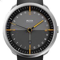 Botta-Design TRES 24 Automatic 45 mm Black/Yellow