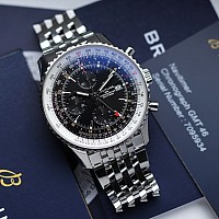 Breitling Navitimer GMT Chrono 46 A24322121B2A1 KOMISE 420220004