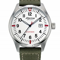 Alpina Startimer Pilot Quartz White AL-240S4S6