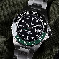 Steinhart Ocean One GMT Black-Green Ceramic